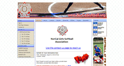 Desktop Screenshot of norcalsoftball.org
